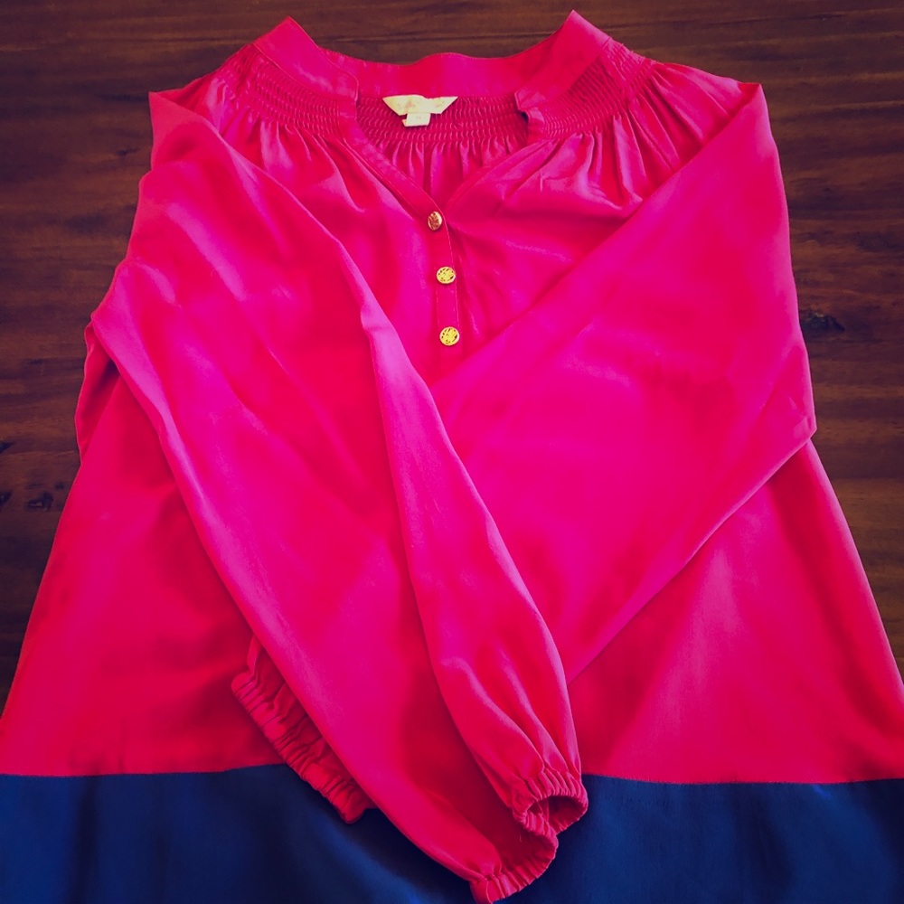 Lilly Pulitzer Elsa silk top